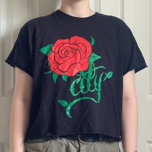 Rose city graphic t shirt